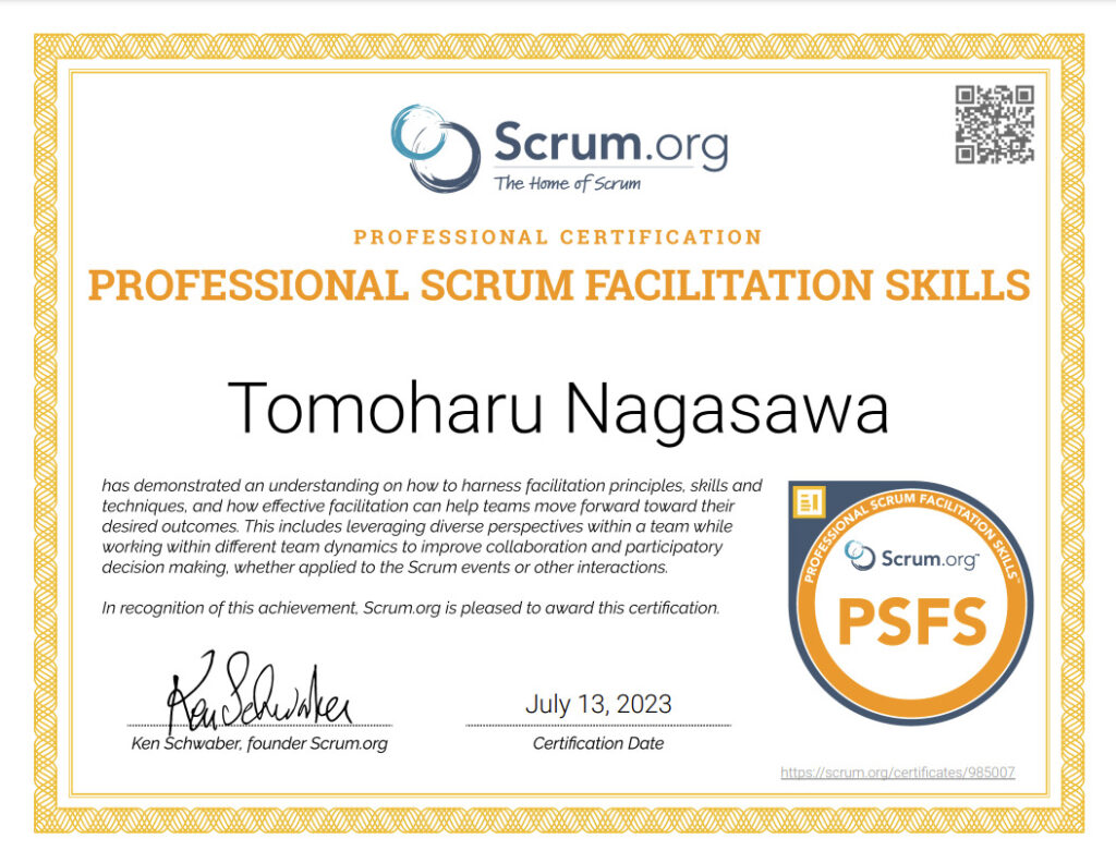 Professional Scrum Facilitation Skills