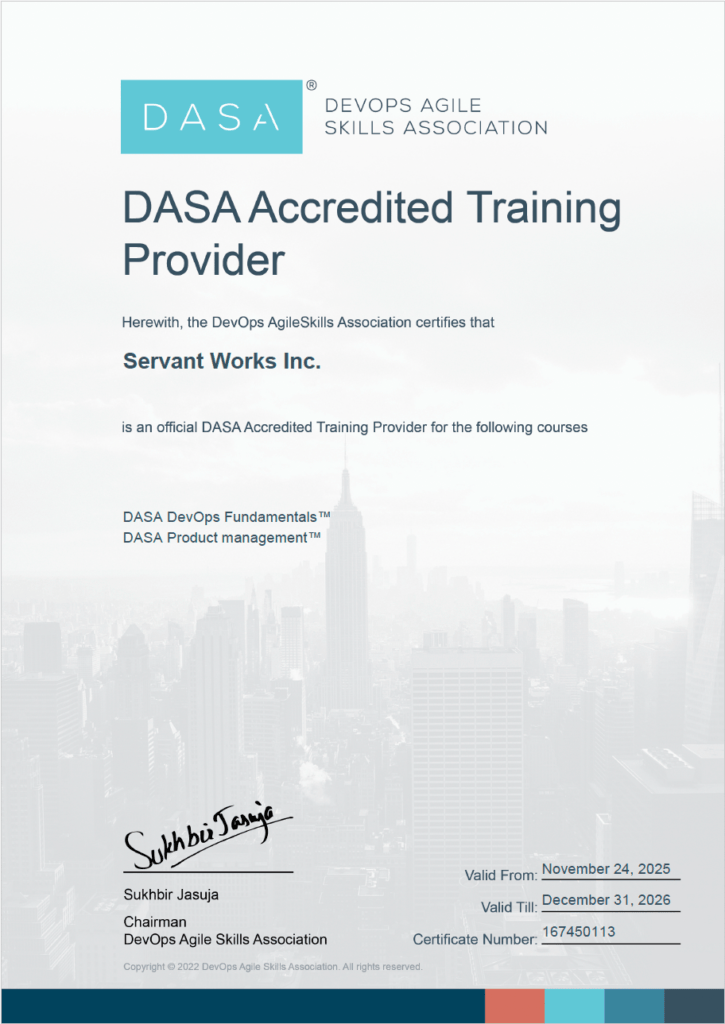 DASA Accredited Training Provider